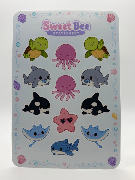 Tiny Tide Pals Sticker Sheet