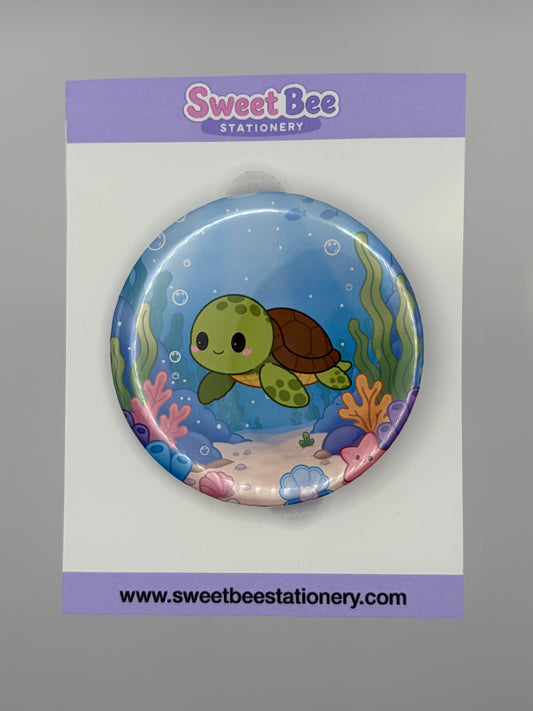 Tiny Turtle Large Button