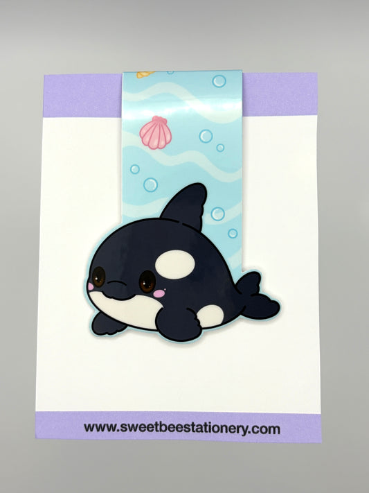 Orca Magnetic Bookmark