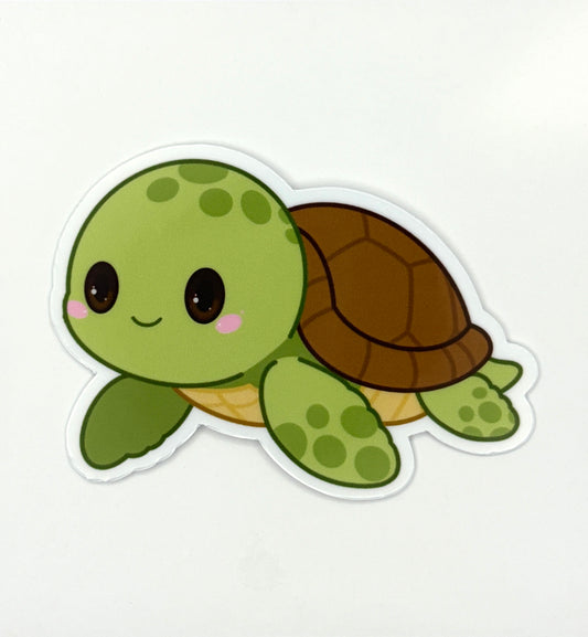 Sea Turtle Die Cut Sticker